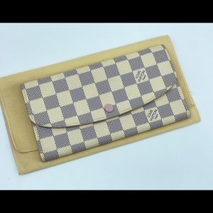 AUTHENTIC LOUIS VUITTON EMILIE WALLET AZUR